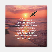 Het sereniteitsgebed 3 magneet (Voorkant)