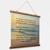 Het Sereniteitsgebed in het Spaans Hangend Wandkleed (Gebogen)