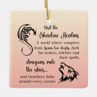 Het Shadow Realms Brenda K Davies Ceramic Ornament