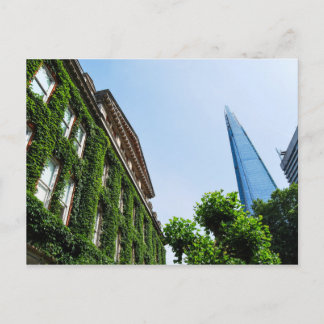 Het Shard and Guy's Hospital, gedekt in Ivy London Briefkaart