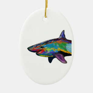HET SHARK SPECTRUM KERAMISCH ORNAMENT