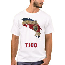 Het Shirt Costa Rica "Tico"