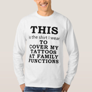 Het Shirt dat ik Draag heb om mijn Tattoos voor de