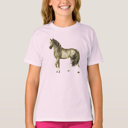 het Shirt Golden Unicorn (Voorkant)