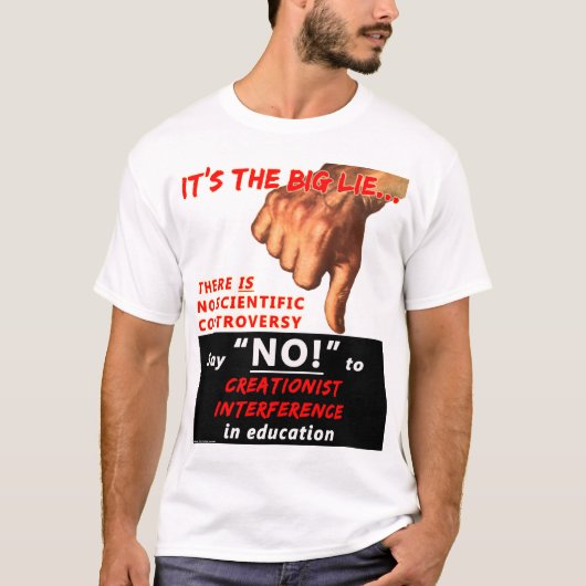 Het Shirt van de Big Lie Mannen (Voorkant)