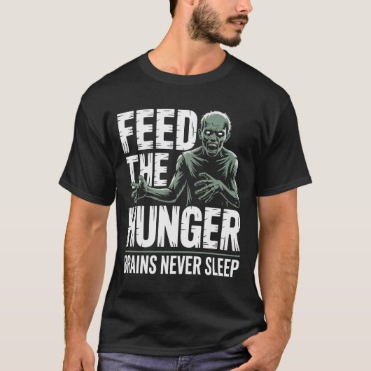 Het Shirt van de Hunger Zombie Horror (Voorkant)