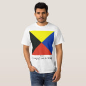 Het Shirt van de marine (Zulu), Man (Voorkant volledig)