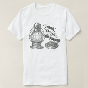 Het shirt van de spoorweg aan de EU-handlantaarns