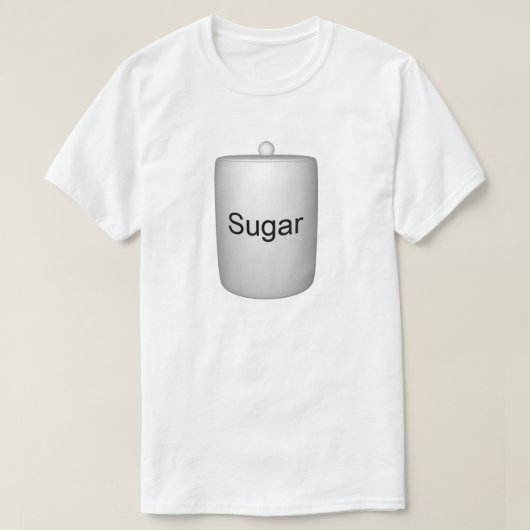 Het Shirt van de suiker (Design voorkant)
