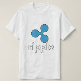 Het Shirt van het Logo van XRP van rimpel - Wit