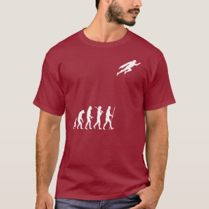 Het Shirt van Superhero van de "Evolutie van Man"