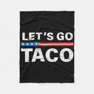 Het Shirt van Taco Let's Go Taco Let's Go Fleece Deken