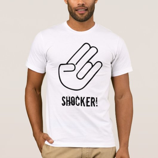 Het SHOCKER t-shirt. T-shirt (Voorkant)