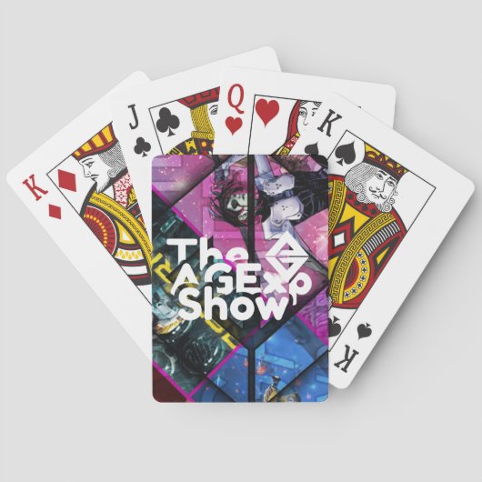 Het Show AGExp dat Kaarten speelt die het Bevatten (Achterkant)