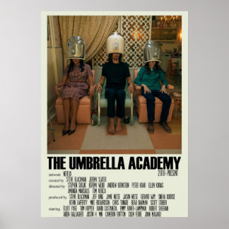 Het Show van de Umbrella Academy Alternative Art T Poster