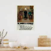 Het Show van de Umbrella Academy Alternative Art T Poster (Keuken)