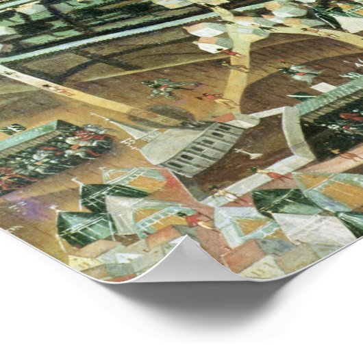 Het Siege of Chartres in 1568 Poster (Hoek)