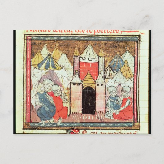 Het Siege van Chateau-Gaillard Briefkaart (Voorkant)