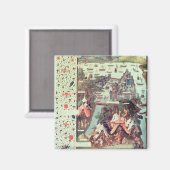 Het Siege van Constantinopel Magneet (Voorkant / Achterkant)