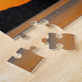 Het Silhouet van de berg Legpuzzel (Zijkant)