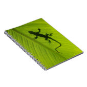 Het Silhouet van de gekko Notitieboek (Rechterzijde)