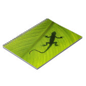Het Silhouet van de gekko Notitieboek (Linkerzijde)