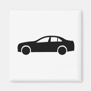 Het Silhouet van de limousine Magneet