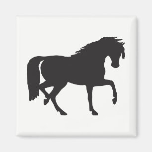 Het Silhouet van het paard Magneet
