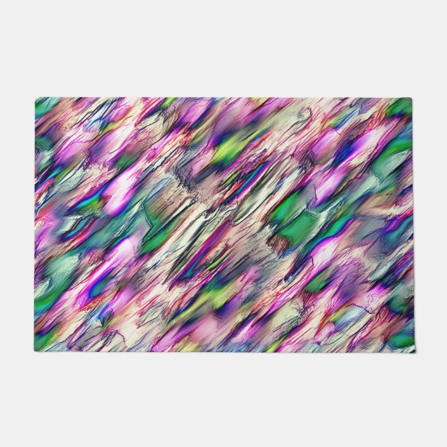 Het simuleren van steen of stalagmiet met flitsend deurmat (Voorkant)