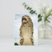 Het Singapore Merlion Briefkaart (Staand voorkant)