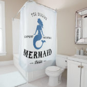 Het Singing Mermaid Poster Douchegordijn (In situ)