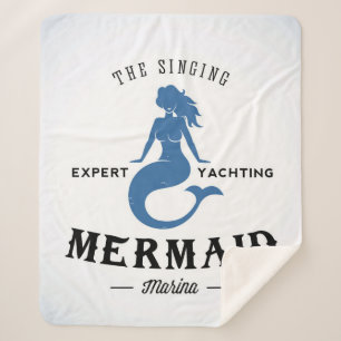 Het Singing Mermaid Poster Sherpa Deken