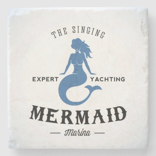 Het Singing Mermaid Poster Stenen Onderzetter (Voorkant)