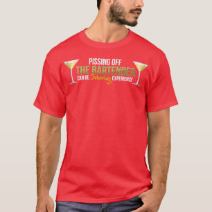 Het sissen van Bartenders kan roeren T-shirt