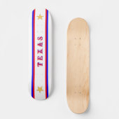 Het skateboard "T E X A S" (Voorkant)