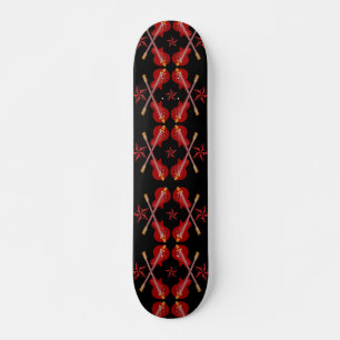 Het Skateboard van Argyle van Rockabilly
