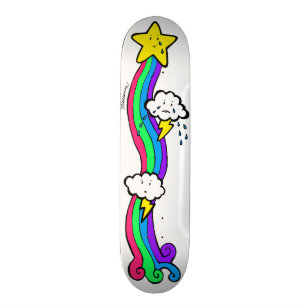 Het Skateboard van de Douane van de Regenboog van