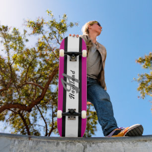 Het Skateboard van de Kleur van de douane met Naam