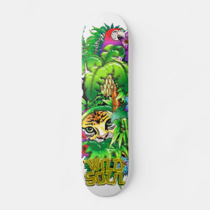 Het Skateboard van de Wilde dieren en van het