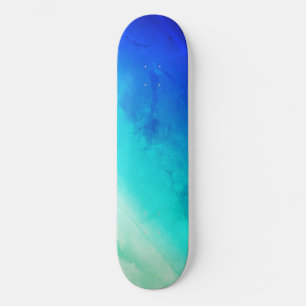 Het skateboard van Sky, Blue and Green Hues