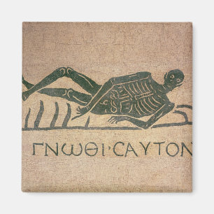 Het skelet met de titel 'Know' Magneet