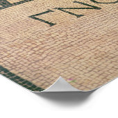 Het skelet met de titel 'Know' Poster (Hoek)