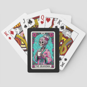 Het skelet van de oma Tarot Poker Cards Pokerkaarten