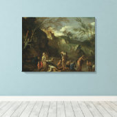 Het slaafse van Christus 2 Canvas Afdruk (Insitu (Houten vloer))