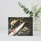 Het slaan briefkaart (Staand voorkant)