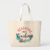 Het slaan niet onderwijzen grote tote bag (Voorkant)