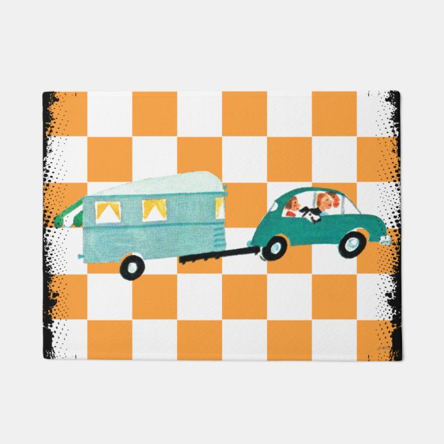 Het slaan van de Open Road 1 Deurmat (Voorkant)