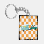 Het slaan van de Open Road 1 Sleutelhanger (Voorkant Links)