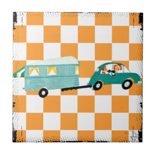 Het slaan van de Open Road 1 Tegeltje