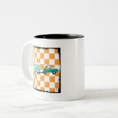 Het slaan van de Open Road 1 Tweekleurige Koffiemok (Voorkant links)